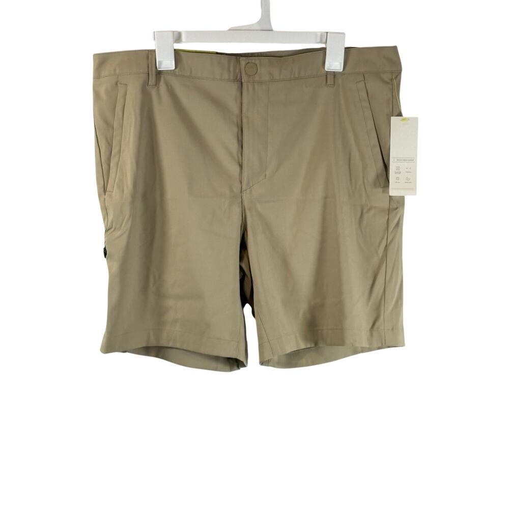 All in Motion Men's 9" Cargo Golf Shorts, Khaki, Size 38, NWT